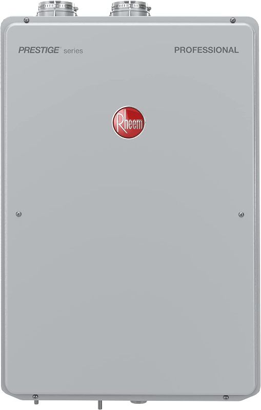 Photo 1 of *UNABLE TO TEST** *MINOR DENTS** Rheem Prestige High Efficiency 9.5GPM Indoor Natural Gas Tankless Water Heater
