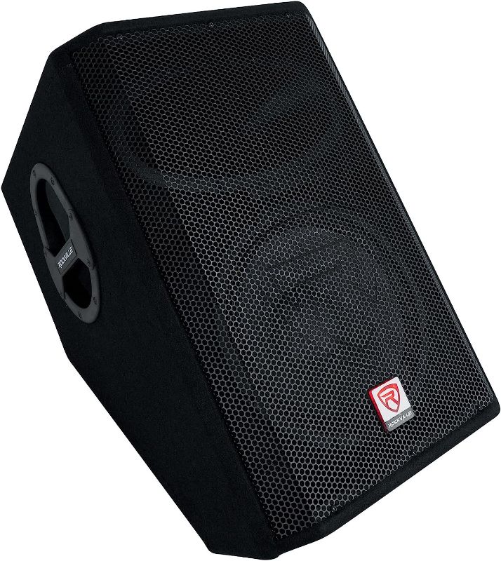 Photo 1 of used; Rockville RSM12A v2 12" 1000w 2-Way Powered Active Stage Floor Monitor Speaker
