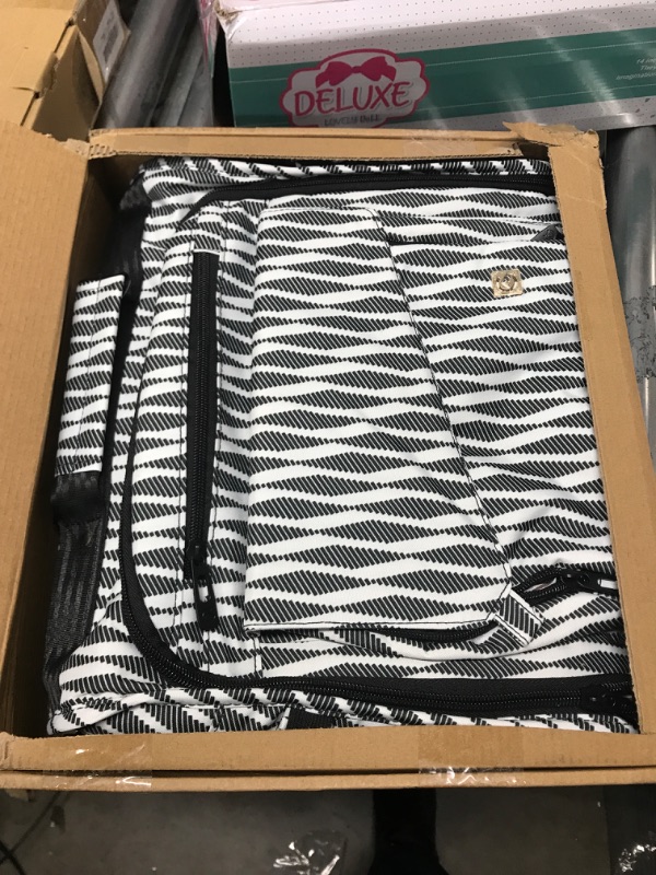 Photo 2 of ALLCAMP Diaper Bag Large, Support baby Stroller, Converted Into a Tote Bag Zebra Pattern