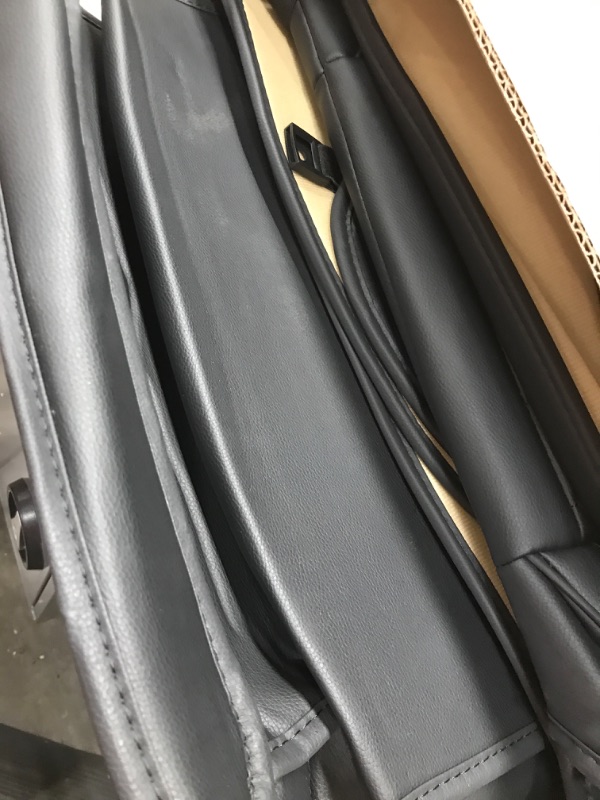Photo 1 of Elantrip Front Car Seat Cover Luxury Faux Leather Pocket with High Density Foam Non-Slip, Waterproof, Suitable for Cars, Trucks & SUVS (2PC Black) Black Full Coverage front pair