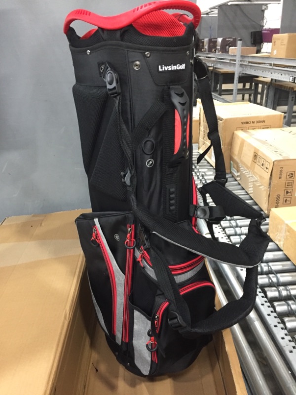 Photo 3 of 14 Way Golf Cart Bag for Push Bag Classy Design Full Length with Cooler, Rain Hood, Putter Well
