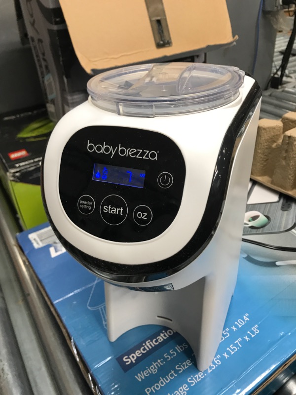 Photo 2 of **SEE NOTES**
Baby Brezza Formula Pro Mini Baby Formula Maker – Small Baby Formula Mixer Machine Fits Small Spaces and is Portable for Travel– Bottle Makers Makes The Perfect Bottle for Your Infant On The Go Formula Pro Mini Dispenser Machine