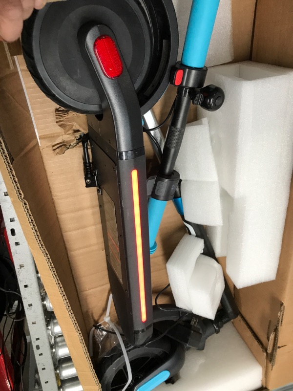 Photo 2 of [FOR PARTS, READ NOTES] NONREFUNDABLE
Gyroor H40 Kids Electric Scooter with 180W Motor & LED Visible Display, 10 Mph, Colorful Lights, Adjustable Speed and Height, Electric Scooter 