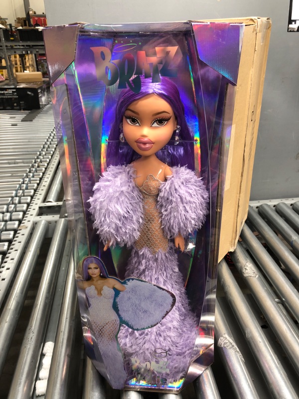 Photo 1 of Bratz x Kylie Jenner 24-Inch Large-Scale Fashion Doll with Gown, 2 Feet Tall, Amazon Exclusive 