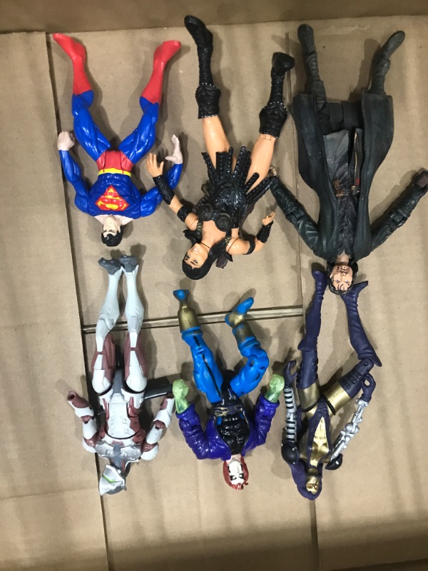 Photo 1 of different character action figures 