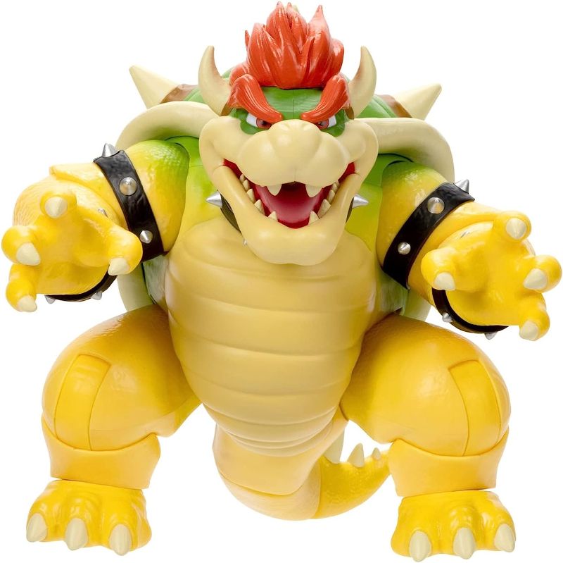 Photo 1 of [READ NOTES]
The Super Mario Bros. Movie Feature Bowser Action Figure with Fire Breathing Effects
