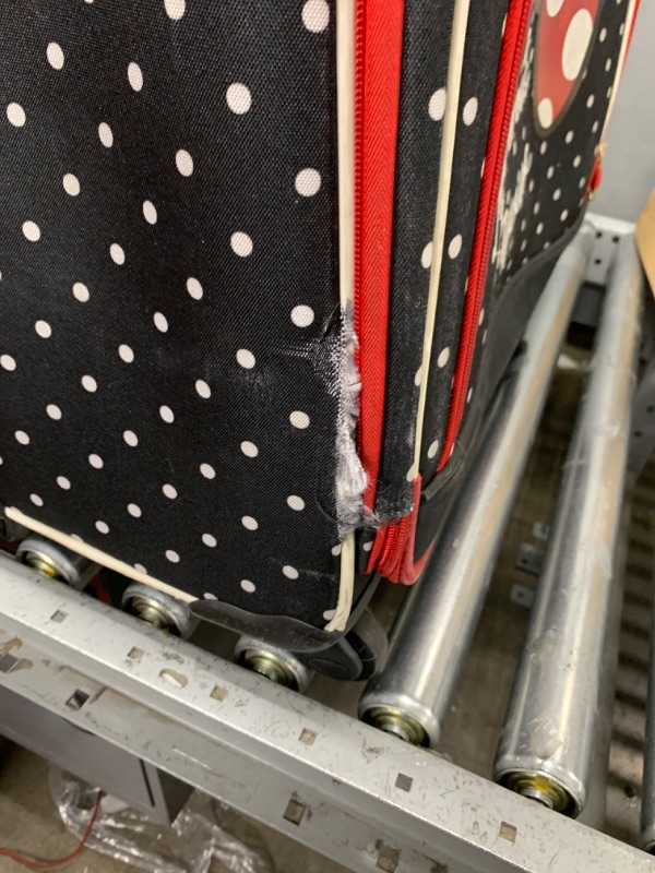 Photo 1 of **NONREFUNDABLE**FOR PARTS OR REPAIR**SEE NOTES**
American Tourister Disney Softside Luggage with Spinner Wheels, Minnie Mouse Red Bow, Checked-Large 28-Inch Checked-Large 28-Inch Minnie Mouse Red Bow