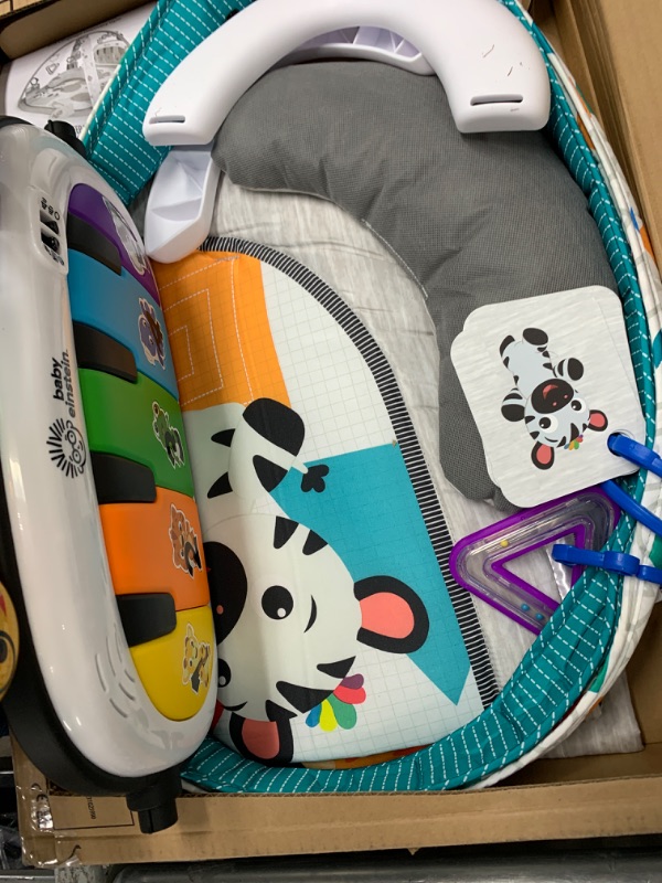 Photo 3 of Baby Einstein 4-in-1 Kickin' Tunes Music and Language Play Gym and Piano Tummy Time Activity Mat