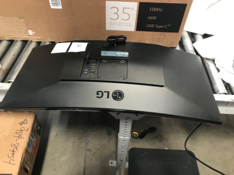 Photo 1 of LG 35” 35BN75CN-B VA HDR QHD UltraWide™ Curved Monitor (3440x1440) with 100Hz Refresh Rate, 5ms(GTG), USB Type-C™, AMD FreeSync™, Dynamic Action Sync, Black Stabilizer, MaxxAudio® & Ergonomic Design
