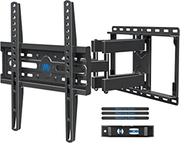 Photo 1 of (missing parts)Mounting Dream TV Wall Mount for 32-65 Inch TV, TV Mount with Swivel and Tilt, Full Motion TV Bracket with Articulating Dual Arms, Fits 16inch Studs, Max VESA 400X400 mm, 99lbs, MD2380