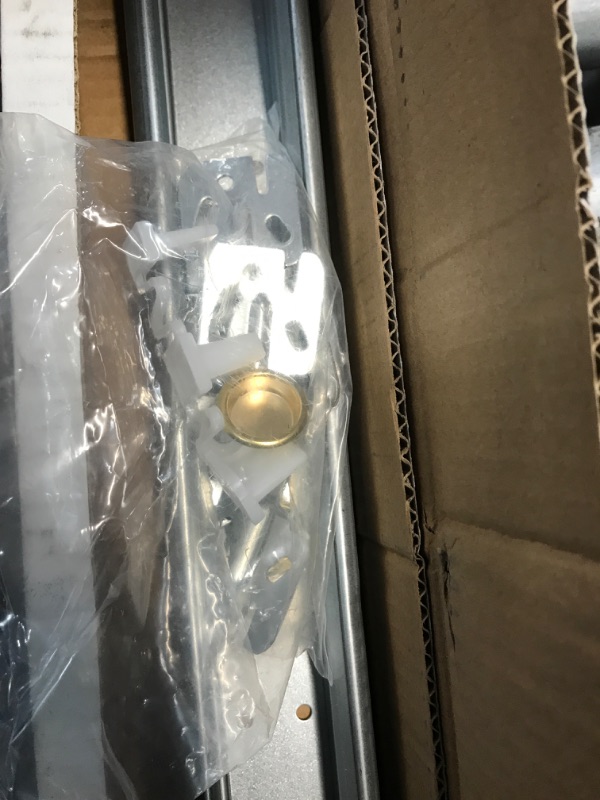 Photo 1 of National Hardware N343-129 by-Passing Door Hardware, 60", Galvanized, 5 Foot 60 Inch National Packaging