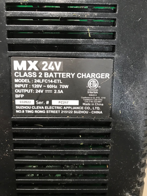 Photo 14 of **USED, TEAR & WEAR, FOR PARTS**LawnMaster 20VMWGT 24V Max 13-inch Lawn Mower and Grass Trimmer 10-inch Combo with 2x4.0Ah Batteries and Charger
