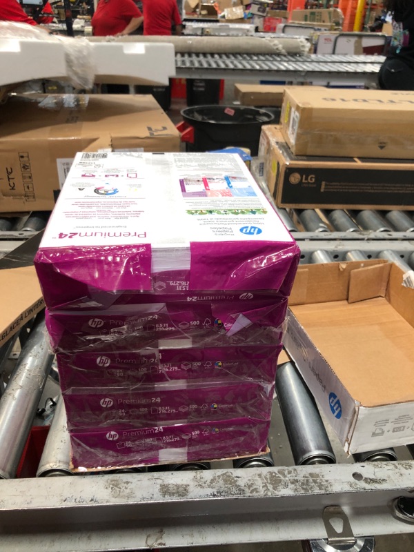 Photo 2 of HP Printer Paper | 8.5 x 11 Paper | Premium 24 lb | 5 Ream Case - 2500 Sheets | 100 Bright | Made in USA - FSC Certified | 115300C 5 Ream | 2500 Sheets Premium24