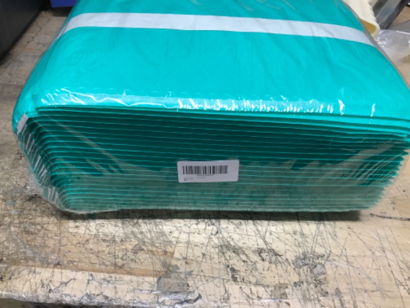 Photo 2 of LIMNUO Bubble Mailers 8.5x12 Inch 25 Pc,Teal Poly Bubble Mailers Self Seal Padded Envelopes, Opaque Self Waterproof Boutique Shipping Bags 8.5x12 25pc Teal