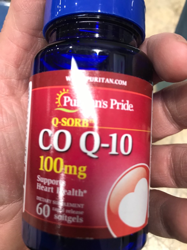 Photo 3 of ***best by 12/25***Puritan's Pride Q-Sorb Co Q-10 Softgels, 100 mg, 60 ct