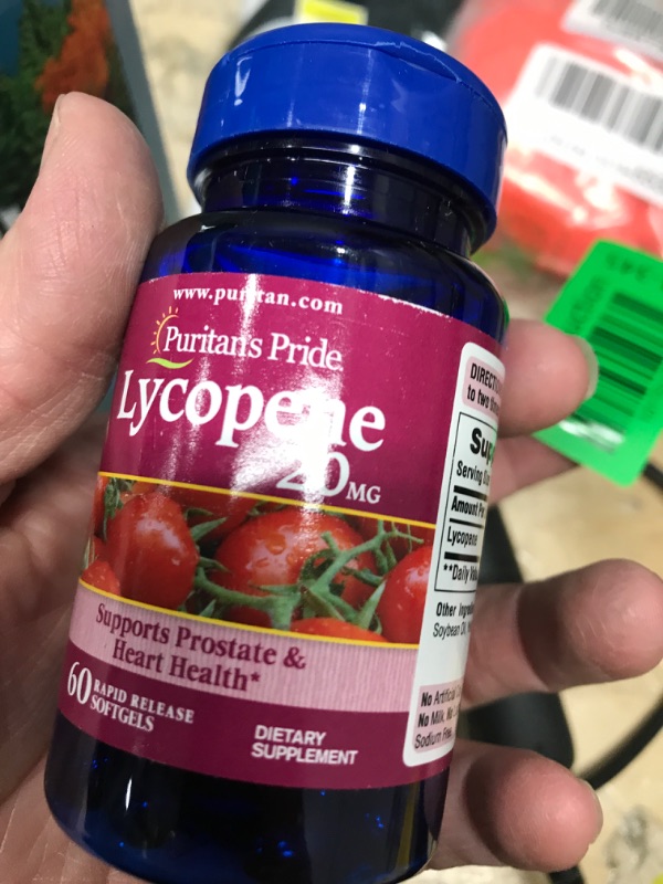 Photo 2 of **** best by 12/2025**** Puritan's Pride Lycopene Softgel 20 Mg, Promotes Prostate and Heart Health, 60 Count