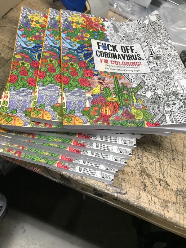 Photo 2 of  BUNDLE OF 10 - Fuck Off COLORING BOOKS 