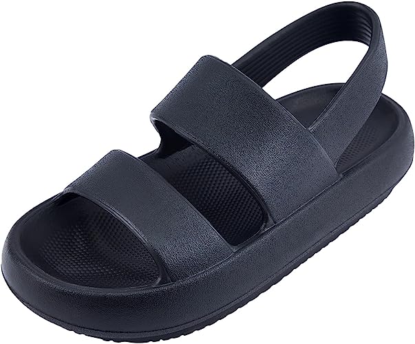 Photo 1 of AUSLAND Cloud Sandals for Women and Men, Two Band Sandal Open-toe Thick Sole 90121
7.5