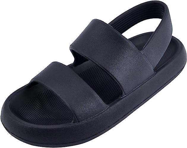 Photo 1 of AUSLAND Cloud Sandals for Women and Men, Two Band Sandal Open-toe Thick Sole 90121
size 8.5