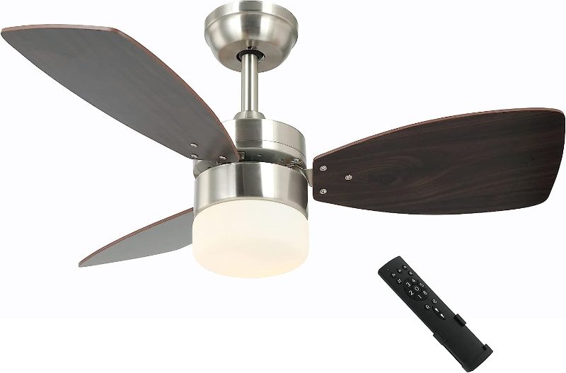 Photo 1 of 36" Ceiling Fans with Lights Remote Control