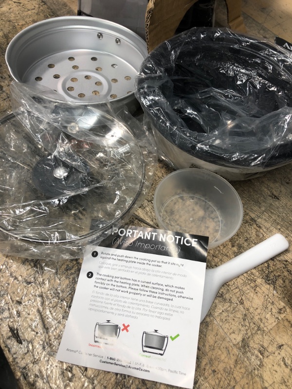 Photo 1 of 6-Cup Black Rice Cooker with Removable Steam Tray