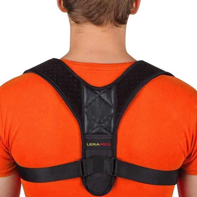 Photo 1 of (2) Posture Corrector for Men and Women - Adjustable Upper Back Brace for Clavicle Support and Providing Pain Relief from Neck, Back and Shoulder