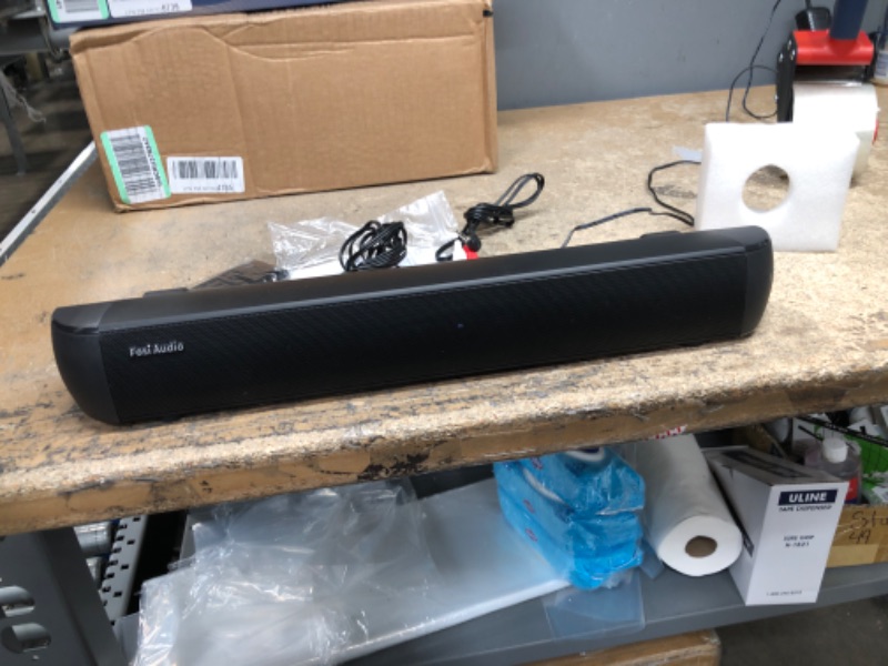 Photo 1 of Fosi Audio A3 Small Sound Bars for TV, Mini Soundbar Speaker, 18" Bluetooth Speakers for Projector with HDMI ARC, Optical, AUX, USB Connection
