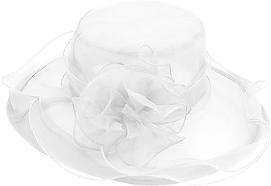 Photo 1 of Acecharming Women Organza Kentucky Derby Fascinator Lady Cocktail Tea Party Church Wedding Bridal Flower Hat
