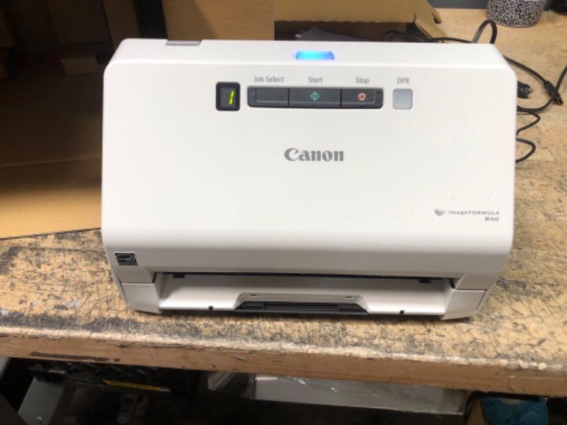 Photo 2 of Canon imageFORMULA R40 Office Document Scanner For PC and Mac, Color Duplex Scanning, Easy Setup For Office Or Home Use, Includes Scanning Software R40 Document Scanner