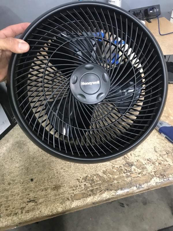 Photo 1 of 12 in. 3 Speed Whole Room Circulator Floor Fan