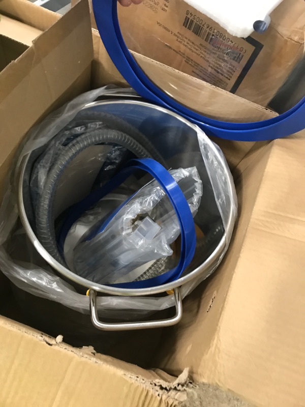 Photo 4 of 3 Gallon Vacuum Chamber with Pump, Stainless Steel Vacuum Degassing Chamber Kit, Degassing Chamber Kit with 4CFM 1/3HP Single Stage Vacuum Pump Without Oil, Not for Wood Stabilizing 3 Gallon 4CFM