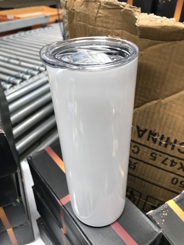 Photo 2 of 50 pack White tumbler 50 