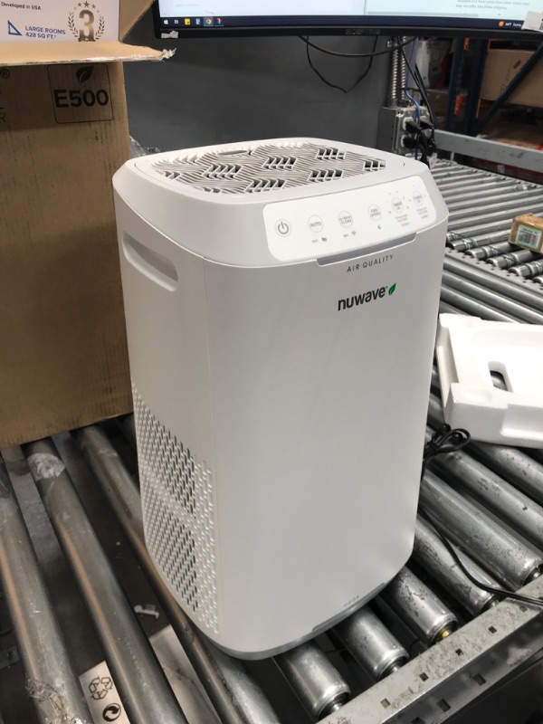 Photo 2 of Nuwave OxyPure ZERO Smart Air Purifier, ZERO Waste & ZERO Filter Replacements, Large Area up to 2,002 Sq. Ft. Adjusts 6 Fan Speeds for Optimal Purification, Washable & Reusable Filters
