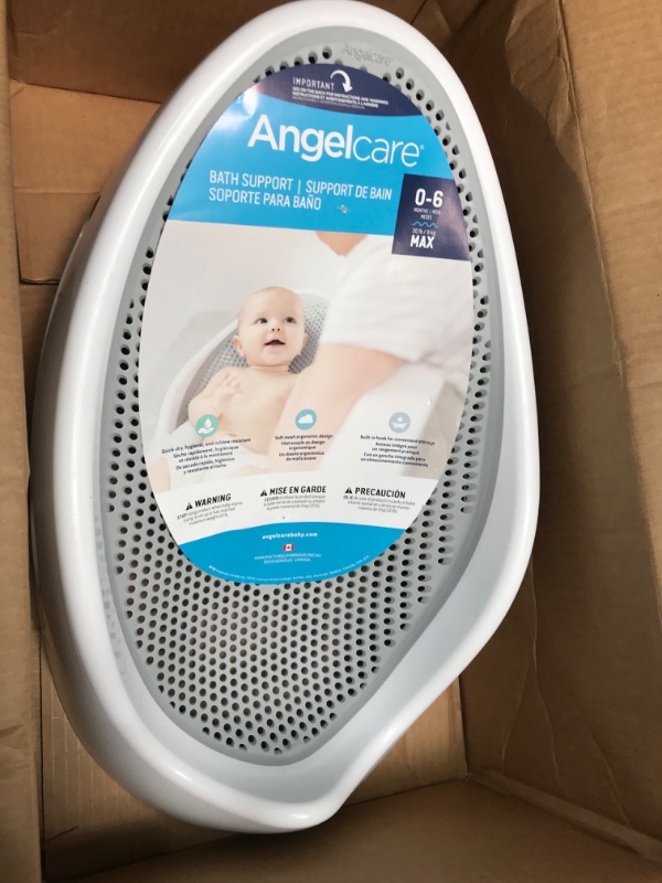 Photo 2 of Angelcare Baby Bath Support (Grey) | Ideal for Babies Less than 6 Months Old