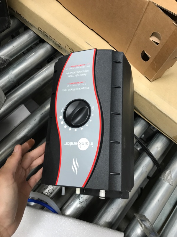 Photo 1 of InSinkErator H-HOT100SN-SS Instant Hot Water Dispenser System with Stainless Steel Tank, 1, Satin Nickel