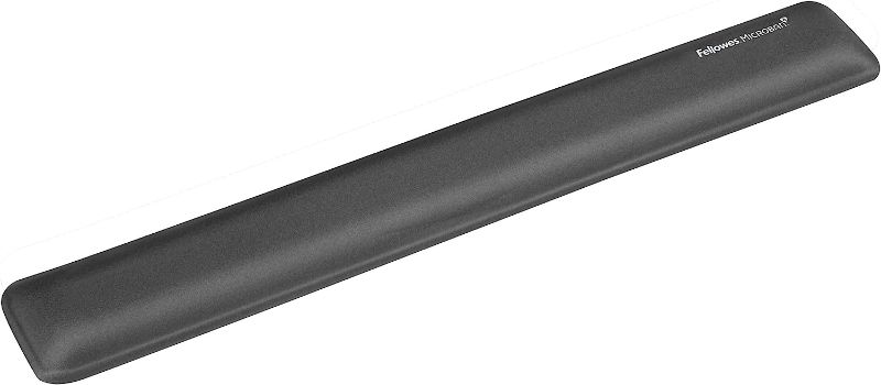 Photo 1 of Fellowes Gel Wrist Rest with Microban Product Protection, Graphite (9175301)
