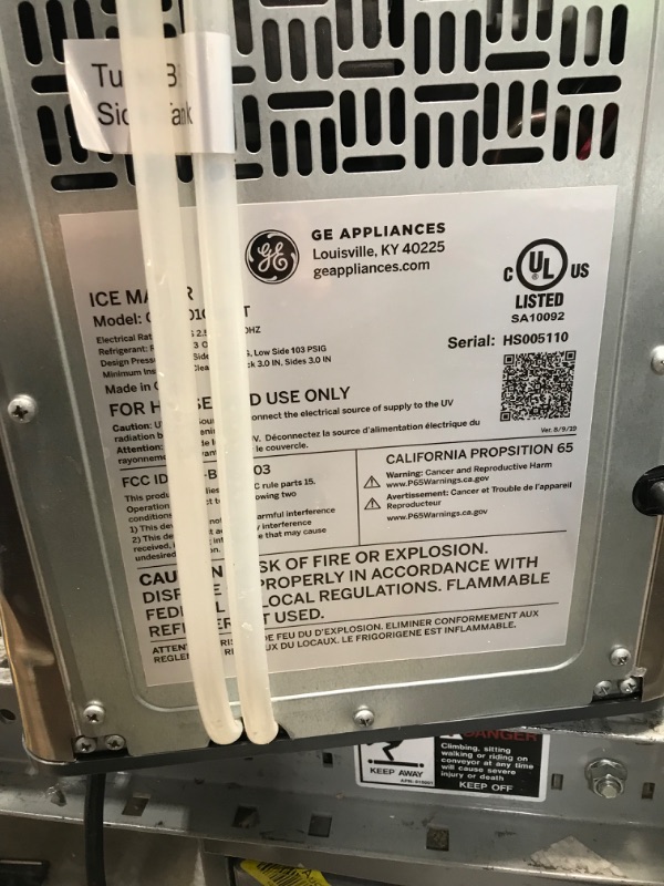 Photo 3 of **SEE NOTES**
GE Profile Opal w/ 1YR Extended Warranty | Countertop Nugget Ice Maker | Portable Ice Machine Makes up to 24 lbs. of Ice Per Day | Stainless Steel 
