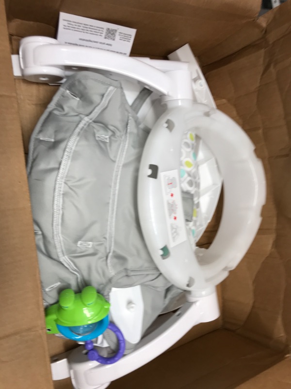 Photo 2 of **MISSING A TOY**
Fisher-Price Portable Baby Chair Sit-Me-Up Floor Seat With Developmental Toys & Machine Washable Seat Pad, Honeydew Drop
