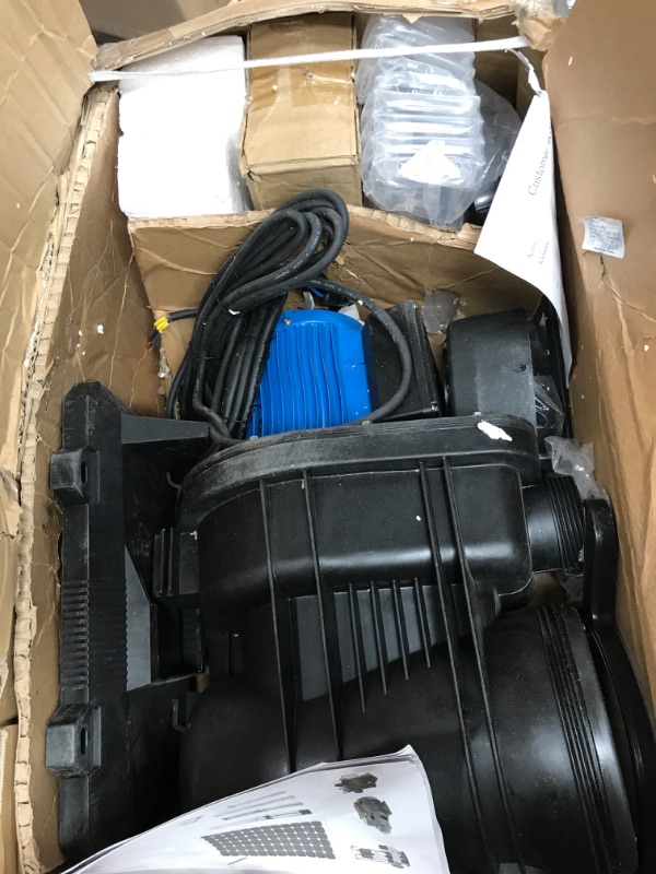 Photo 2 of Solar Powered Swimming Pool Pump, 72VDC, 1.6HP, 62ft, 136GPM, Solar Water Pump with MPPT Controller, Suitable for Salt Water, JP31-19/1200