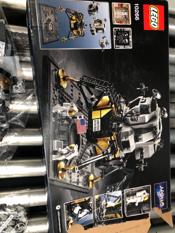 Photo 2 of **SEE NOTES**
LEGO Creator Expert NASA Apollo 11 Lunar Lander 10266 Building Toy Set for Ages 16+ (1087 Pieces)