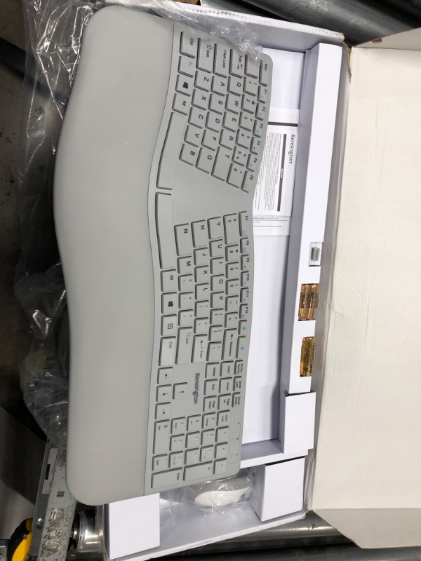 Photo 2 of Kensington Pro Fit Ergonomic Wireless Keyboard and Mouse - Grey (K75407US)