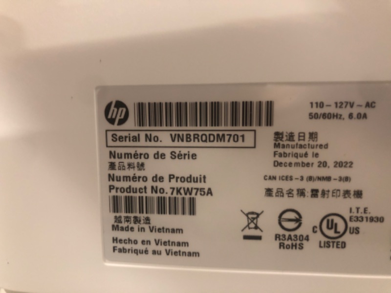 Photo 3 of HP Color LaserJet Pro M283fdw Wireless All-in-One Laser Printer, Remote Mobile Print, Scan & Copy, Duplex Printing, Works with Alexa (7KW75A), White