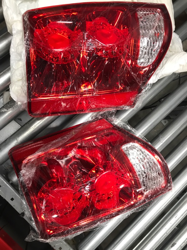 Photo 2 of VLINCAR Tail lights Assembly Compatible with Dodge Grand Caravan 2011-2020 LED & Halogen Type Left & Rights Sides Rear Lights CH2801199 CH2800199