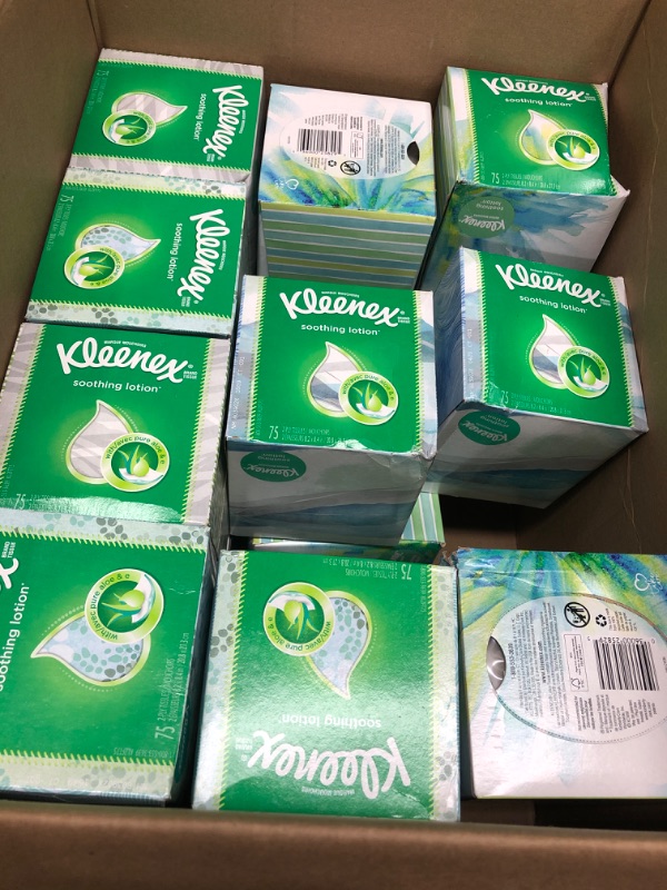 Photo 1 of 19 BOXES OF KLEENEX SOOTHING LOTION