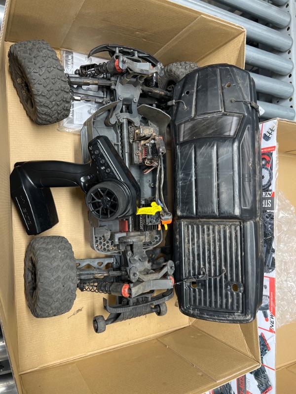 Photo 2 of ARRMA 1/10 Big Rock 4X4 V3 3S BLX Brushless Monster RC Truck RTR (Transmitter and Receiver Included, Batteries and Charger Required), Black, ARA4312V3