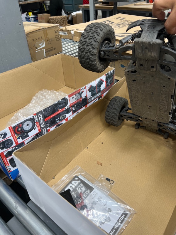 Photo 4 of ARRMA 1/10 Big Rock 4X4 V3 3S BLX Brushless Monster RC Truck RTR (Transmitter and Receiver Included, Batteries and Charger Required), Black, ARA4312V3