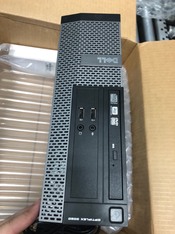 Photo 1 of DELL Optiplex 3020 SFF Desktop PC - Intel Core i5-4570 3.2GHz 8GB 500GB DVDRW Windows 10 Professional (Renewed)'] Dell Computer Only