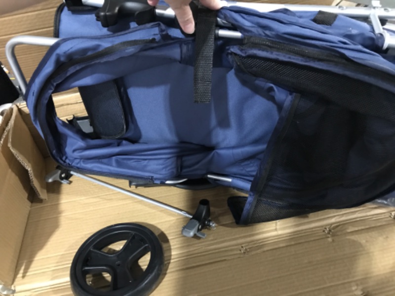 Photo 5 of (USED) PET STROLLER Deep Blue and Black 