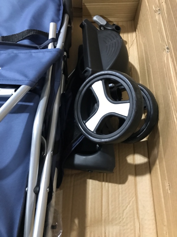 Photo 3 of (USED) PET STROLLER Deep Blue and Black 