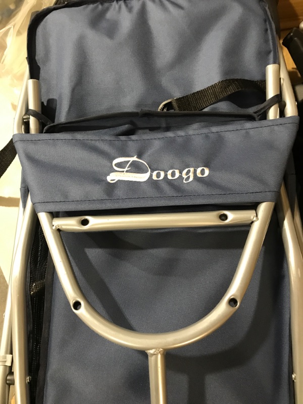 Photo 2 of (USED) PET STROLLER Deep Blue and Black 